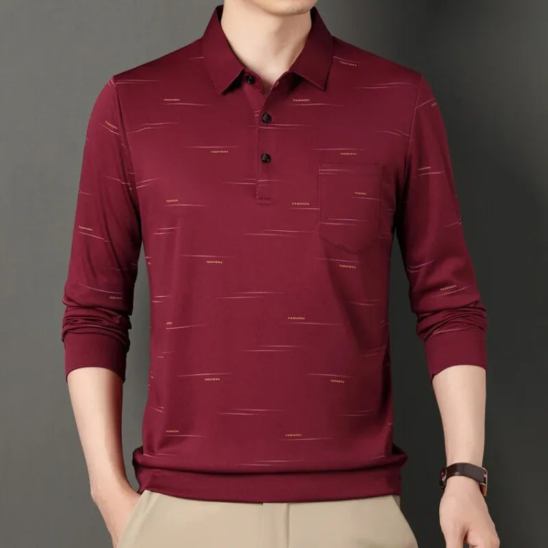 Camisa Polo Comprida Steel